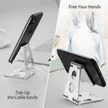 Adjustable Phone and Tablet Stand, Aluminium - Silver - view 4