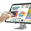 Adjustable Phone and Tablet Stand, Aluminium - Silver - view 5