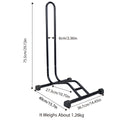 Adjustable Plug-In Bicycle Parking Stand for Mountain and Road Bikes - view 3