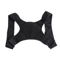 Adjustable Posture Corrector Back Support Strap - Black - view 2