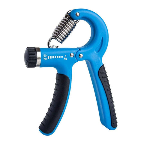 Adjustable Power Hand Grip Forearm Exerciser, 5-60 kg - Blue