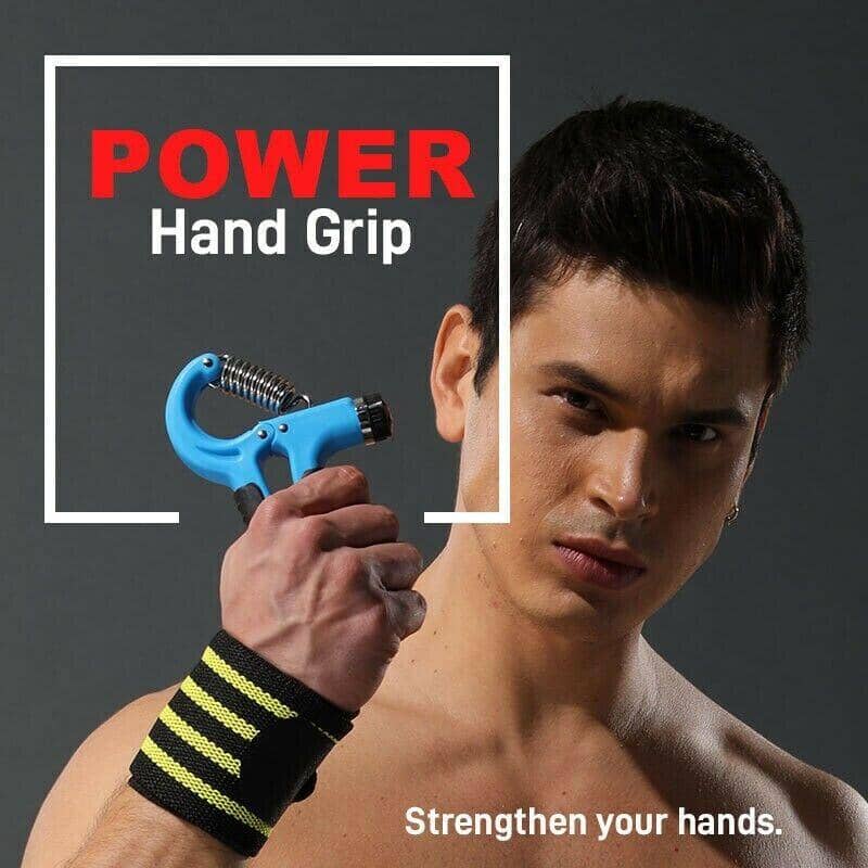 Adjustable Power Hand Grip Forearm Exerciser, 5-60 kg - Orange - view 5