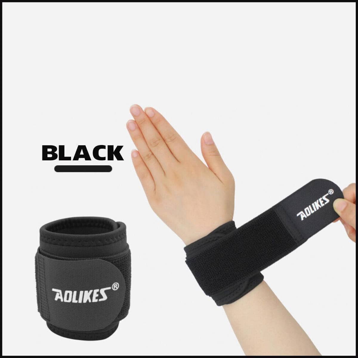 Adjustable Sports Wrist Support Brace - Black and Purple - view 5