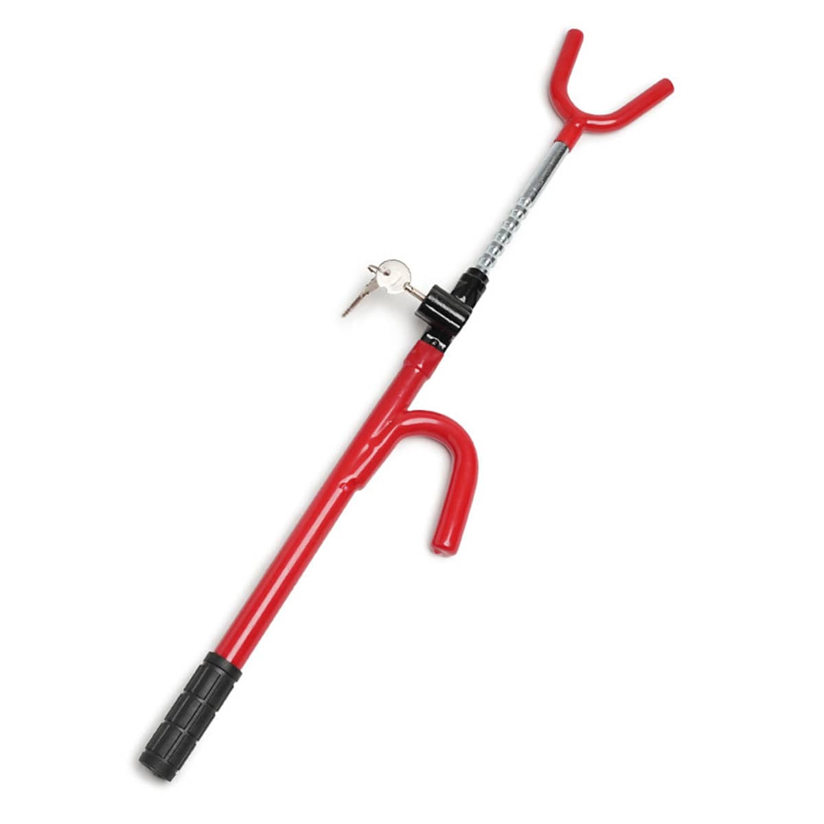 Adjustable Steering Wheel Lock Anti Theft Security Bar for Cars, 47 to 66 cm - view 2
