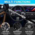 Adjustable Steering Wheel Lock with Safety Hammer and 3 Keys - view 4