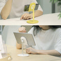 Adjustable Telescopic Desktop Phone and Tablet Stand, Aluminium Alloy - Black - view 5