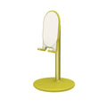 Adjustable Telescopic Desktop Phone and Tablet Stand, Aluminium Alloy - Lime Yellow