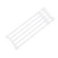 Adjustable Tension Shelf Organiser - Width 24 cm, Length 75-120 cm