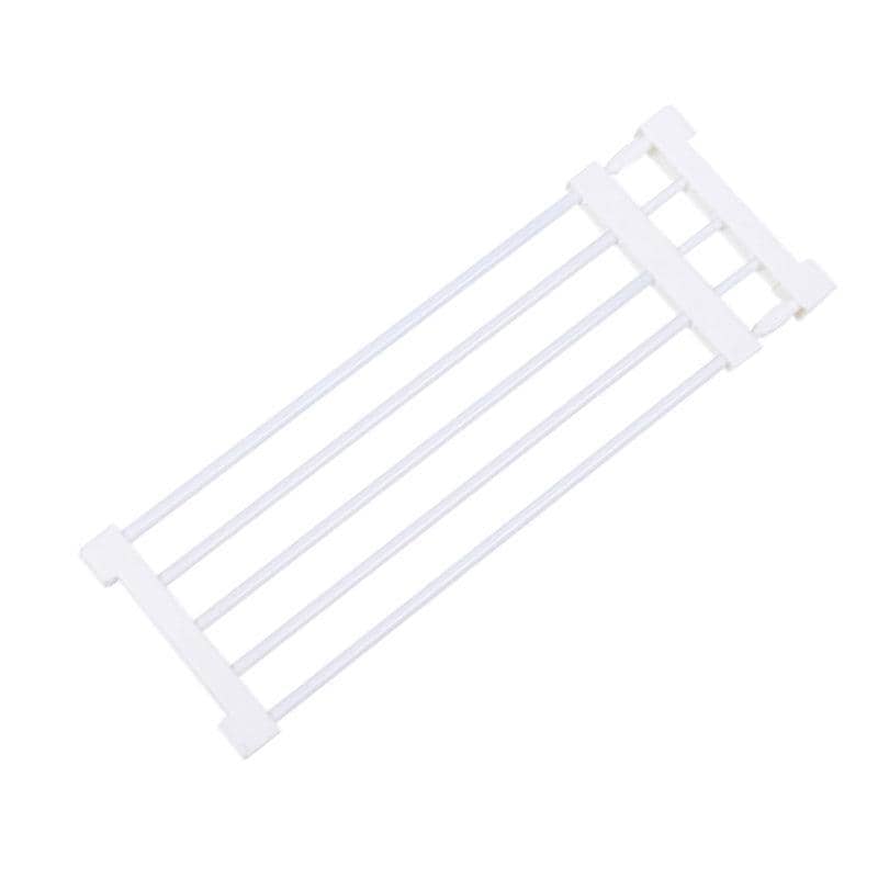 Adjustable Tension Shelf Organiser - Width 24 cm, Length 75-120 cm