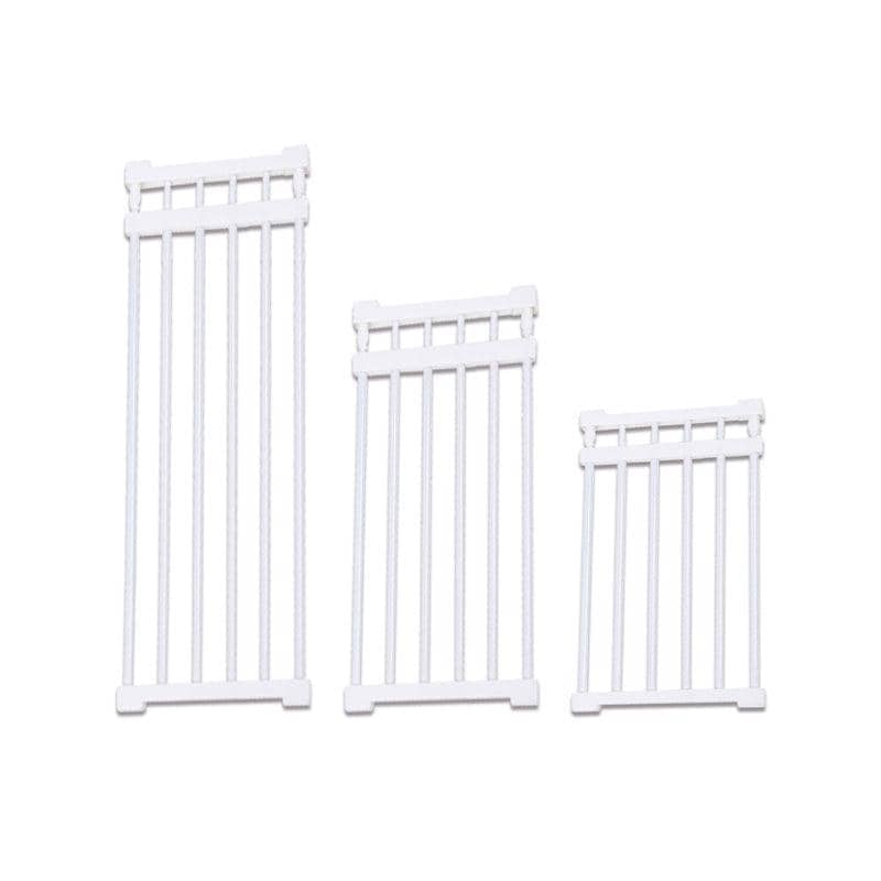 Adjustable Tension Shelf Organiser - Width 24 cm, Length 75-120 cm - view 3