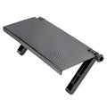 Adjustable TV Screen Top Storage Shelf, Tool Free Rack for Flat Screens - Black Carbon Fibre Look - view 2