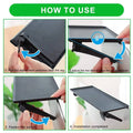 Adjustable TV Screen Top Storage Shelf, Tool Free Rack for Flat Screens - Black Carbon Fibre Look - view 4