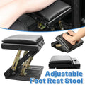 Adjustable Under Desk Foot Rest Stool with Massage Surface and Removable Cover