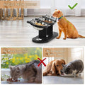 Adjustable Wooden Pet Feeder Bowl Rack for Cats and Dogs - 3 Piece Set - view 5