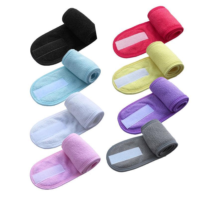 Adjustable Wrap Headband for Face Washing and Makeup - Purple - view 3