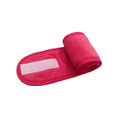 Adjustable Wrap Headband for Face Washing and Makeup - Rose Red