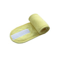 Adjustable Wrap Headband for Face Washing and Makeup - Yellow