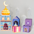 Advent Countdown Surprise Gift Boxes, Set of 30 with Gold Number Stickers - view 3