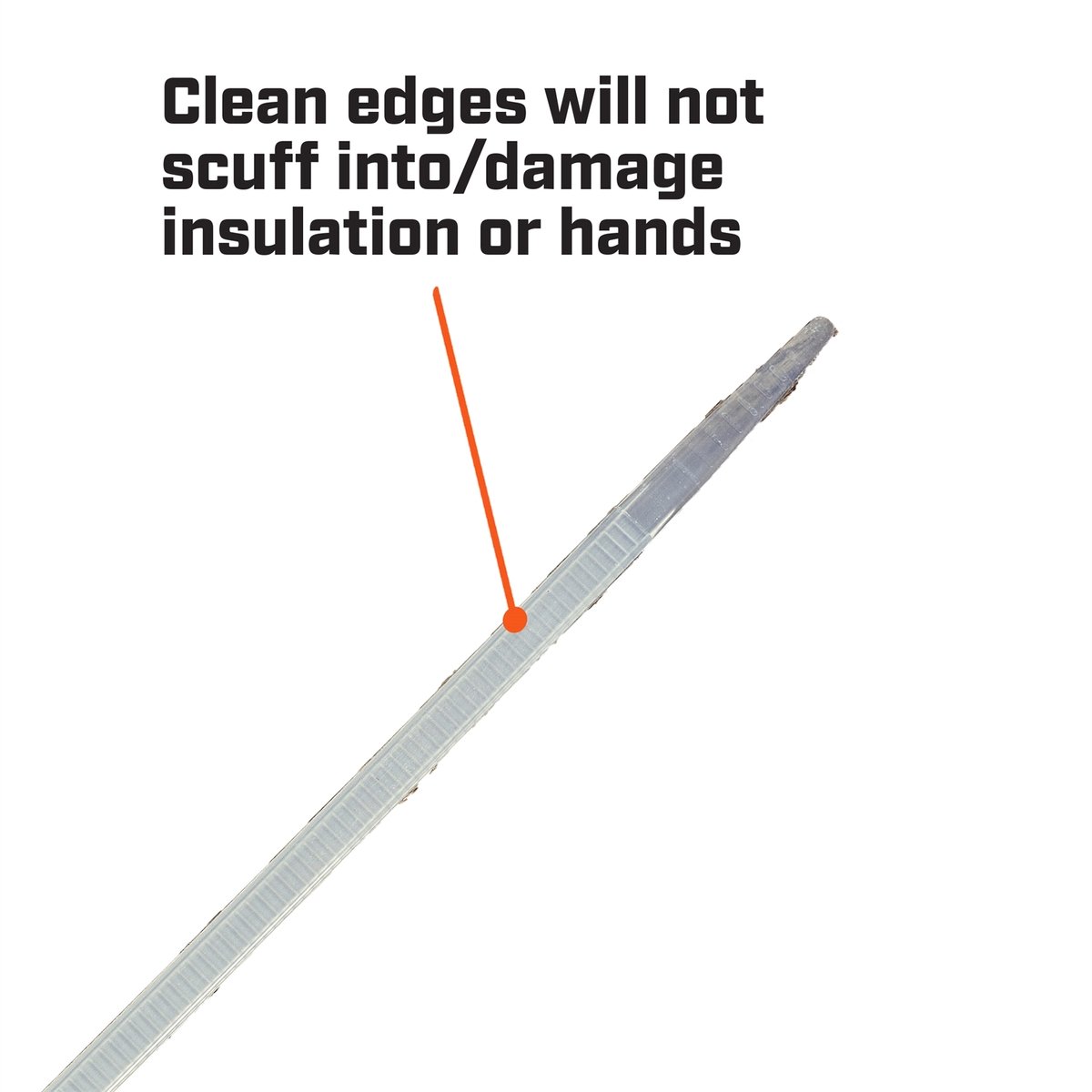 Crescent Natural Cable Ties 150 x 3.6mm Nylon 100 Pack Extra Strength