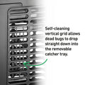 Gecko Small LED Slimline Insect Zapper Black 24GKOSL20V1LED