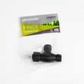 Elluminate Garden Light T-Piece Connector, 12V Low Voltage, Black, Weather Resistant Outdoor 21EC003
