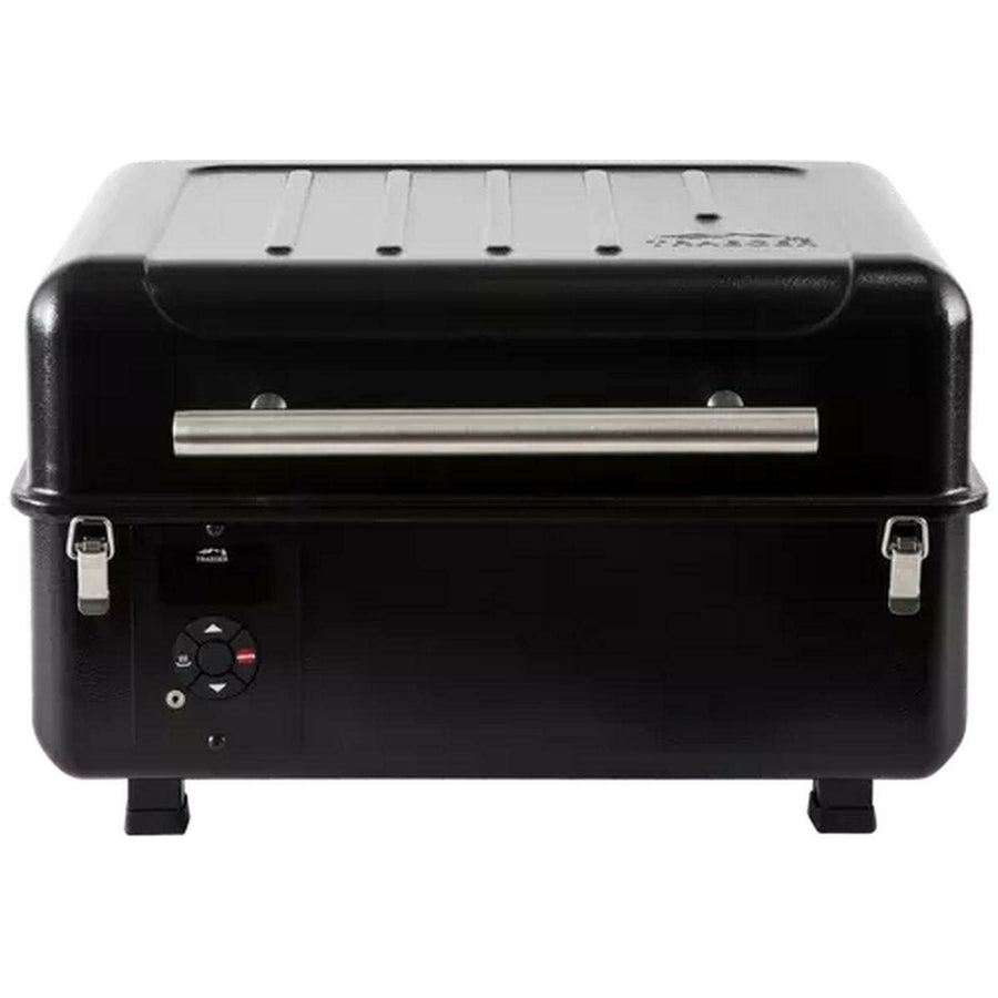 Traeger Portable Wood Pellet Grill - Digital Arc Controller, Cast Iron Griddle, Keep Warm Mode - TFT18KLDA