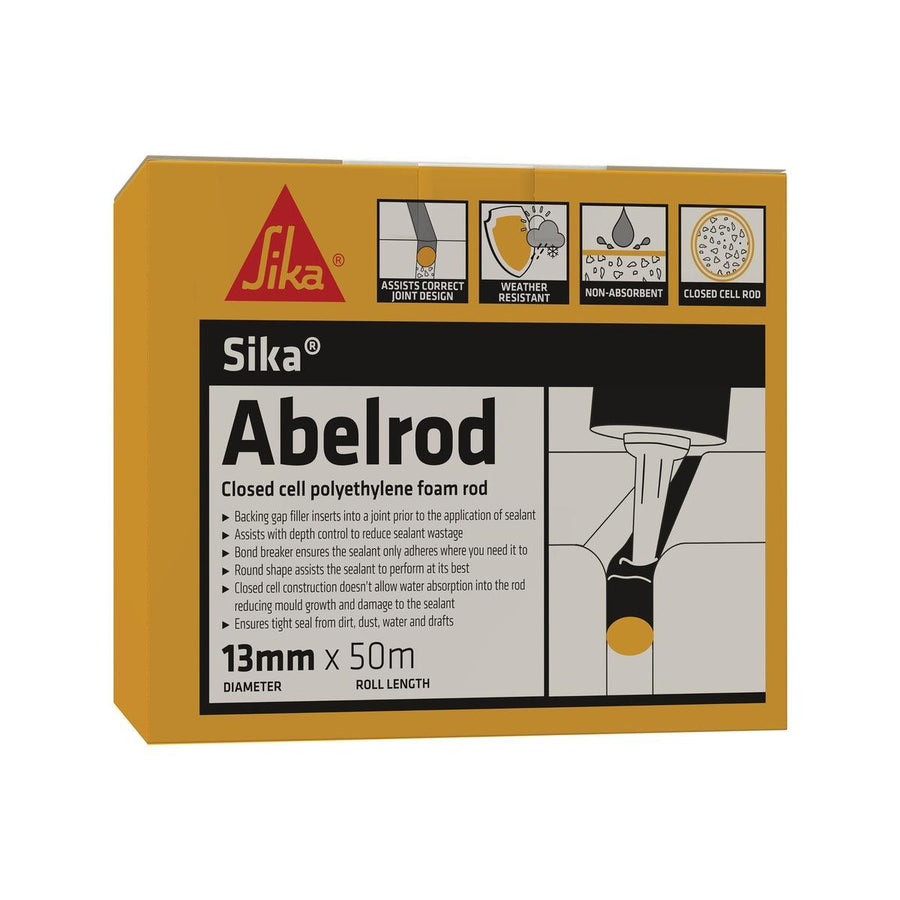Sika Abelrod Gap Filler - 13mm x 50m - Polyethylene Foam - Weather Resistant - SuperSaverAU - view 1