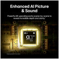 LG 85-inch QNED70B 4K Smart TV - 60Hz, Wide Colour Gamut, a7 AI Processor 4K Gen 9 - 85QNED70BSA