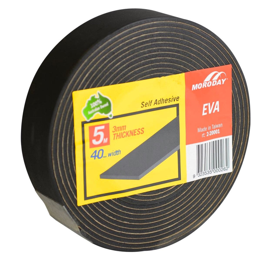 Moroday Small Adhesive Seal Roll 40x3mm 5m EVA Water Resistant - SuperSaverAU - view 1
