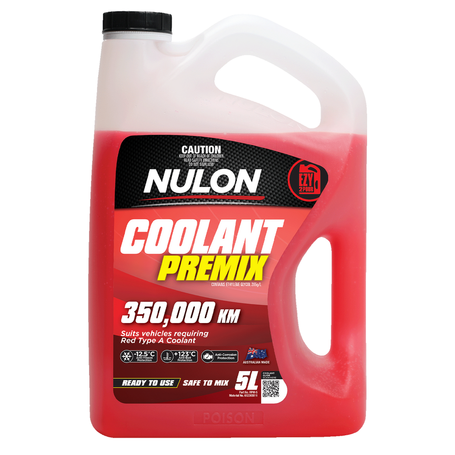 Nulon Red Coolant Premix - 5L - Anti-Boil & Anti-Freeze Protection - SuperSaverAU - view 1