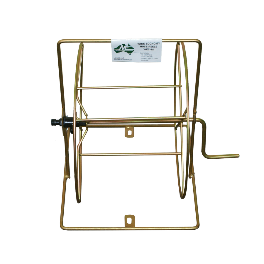 Maddeford Hose Reel - 40m - Steel - Wall Mount - SuperSaverAU - view 1