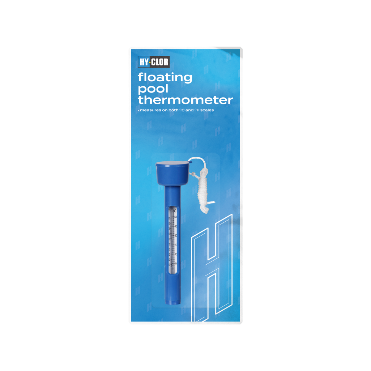 Hy Clor Floating Pool Thermometer - 190mm - Chemical Resistant - Dual Scale - SuperSaverAU - view 3