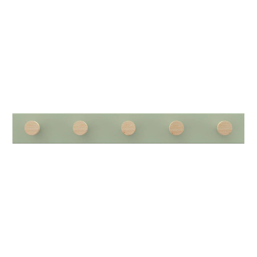 Mode 5 Timber Hooks - Hook Rack with 5 Hooks - 600mm - Green - Organise Accessories - SuperSaverAU - view 1