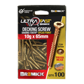 Bremick Ultrafast Truss Head Screws - 10g x 65mm - Stainless Steel 304 - 100 Pack - Quick Installation - SuperSaverAU - view 2