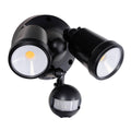 Brilliant Black Raptor III LED Twin Security Light 20W 1800 Lumens - Motion Sensor - Outdoor Use - SuperSaverAU - view 2