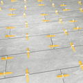 QEP Lash Flat Tile Levelling Clips 1.5mm, 300 Pack, for Large Format and Narrow Grout Joints
