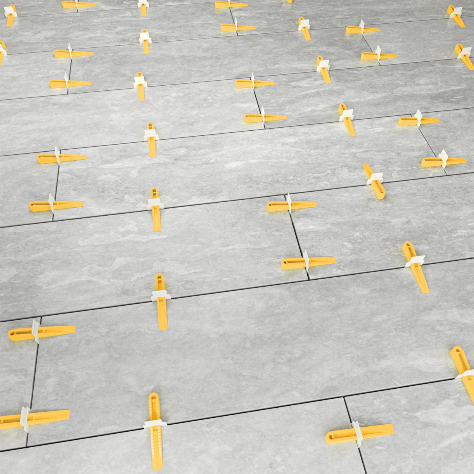 QEP Lash Flat Tile Levelling Clips 1.5mm, 300 Pack, for Large Format and Narrow Grout Joints