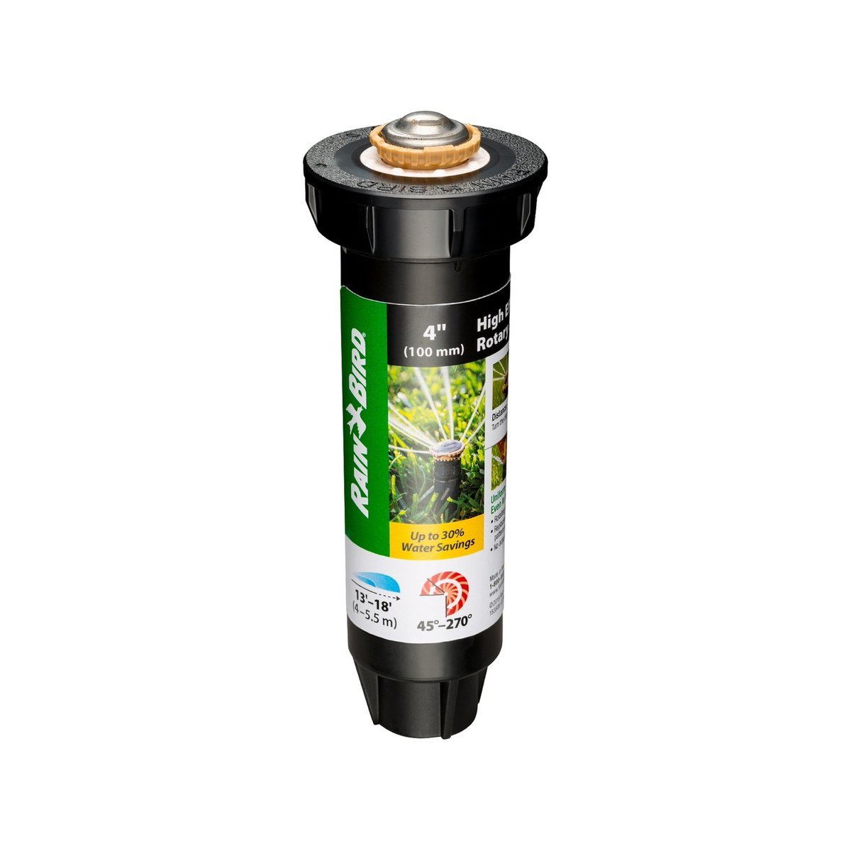 Rain Bird High Efficiency Rotary Sprinkler - 100mm - Adjustable Pattern - Water Saving - SuperSaverAU - view 2