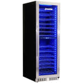 Schmick Upright Dual Zone Glass Door Wine Refrigerator - Stainless Steel - Front Venting - BD425D