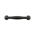 Lane 115mm Black Hampton Handle 4 Pack Matte Black Zinc Alloy Stylish - SuperSaverAU - view 3