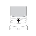 Surface Gard Round Castor Cup 4 Pack - Brown Rubber - 44mm - SuperSaverAU - view 3