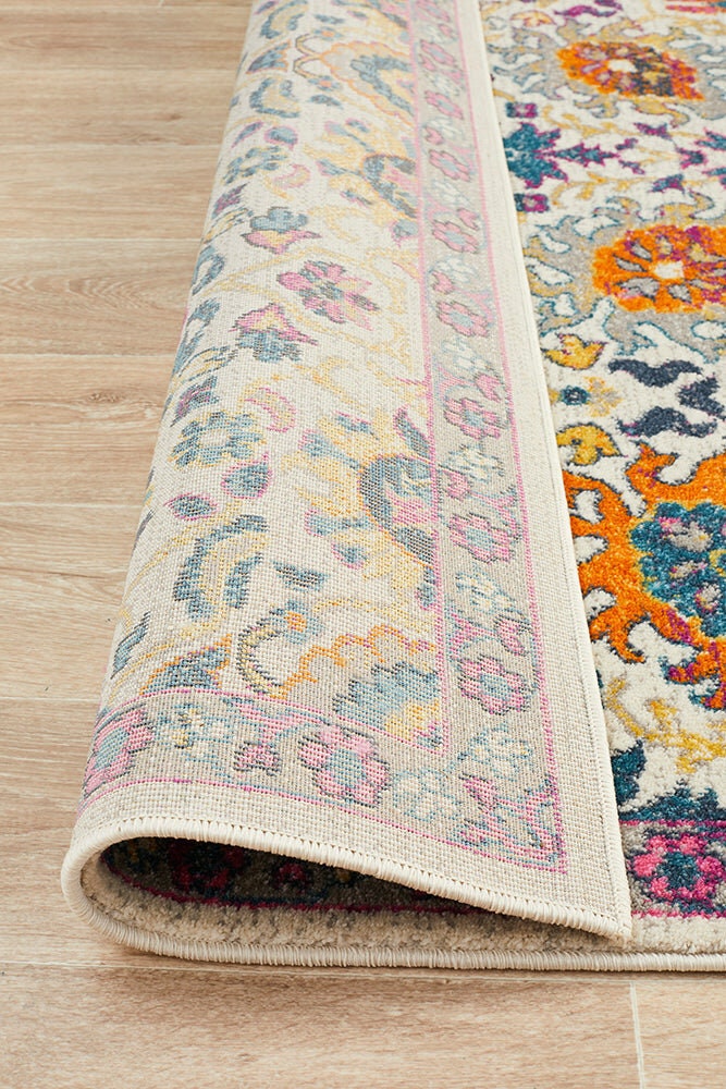 Rug Culture Babylon Oversize Rug 400x300cm - Multi-coloured Power Loomed Polypropylene - BLN-206-MULT-400X300