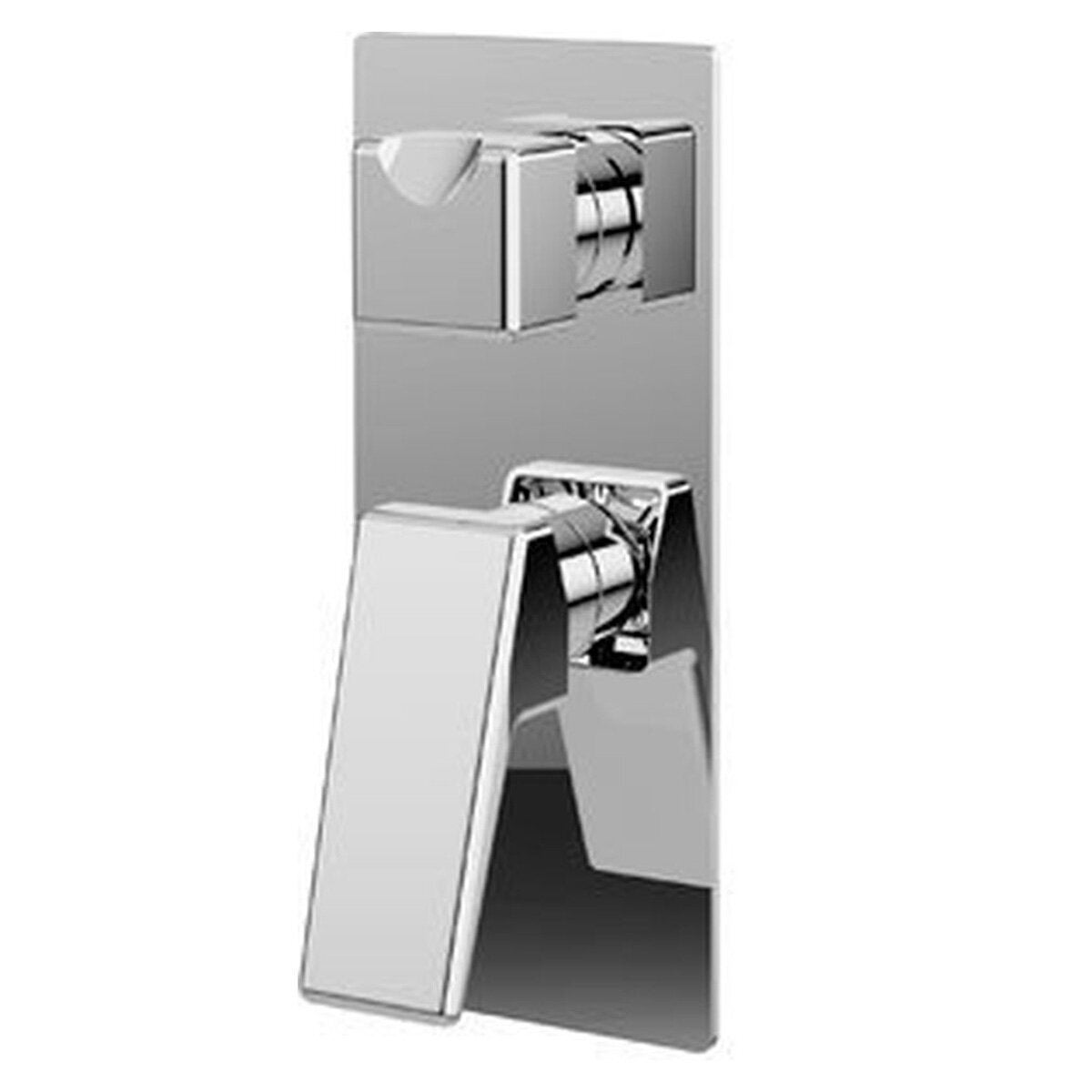 Linsol Wall Mixer with Diverter - Chrome Finish, 25 Year Manufacturer Warranty - MAD-04