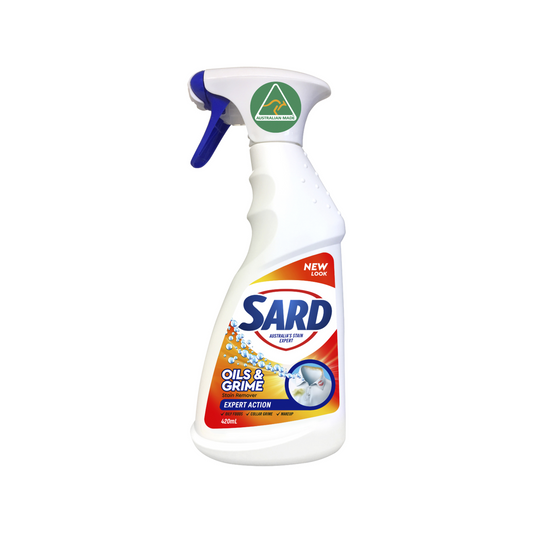 Sard Oils and Grime Stain Remover Spray - 420ml - Effective on Tough Stains