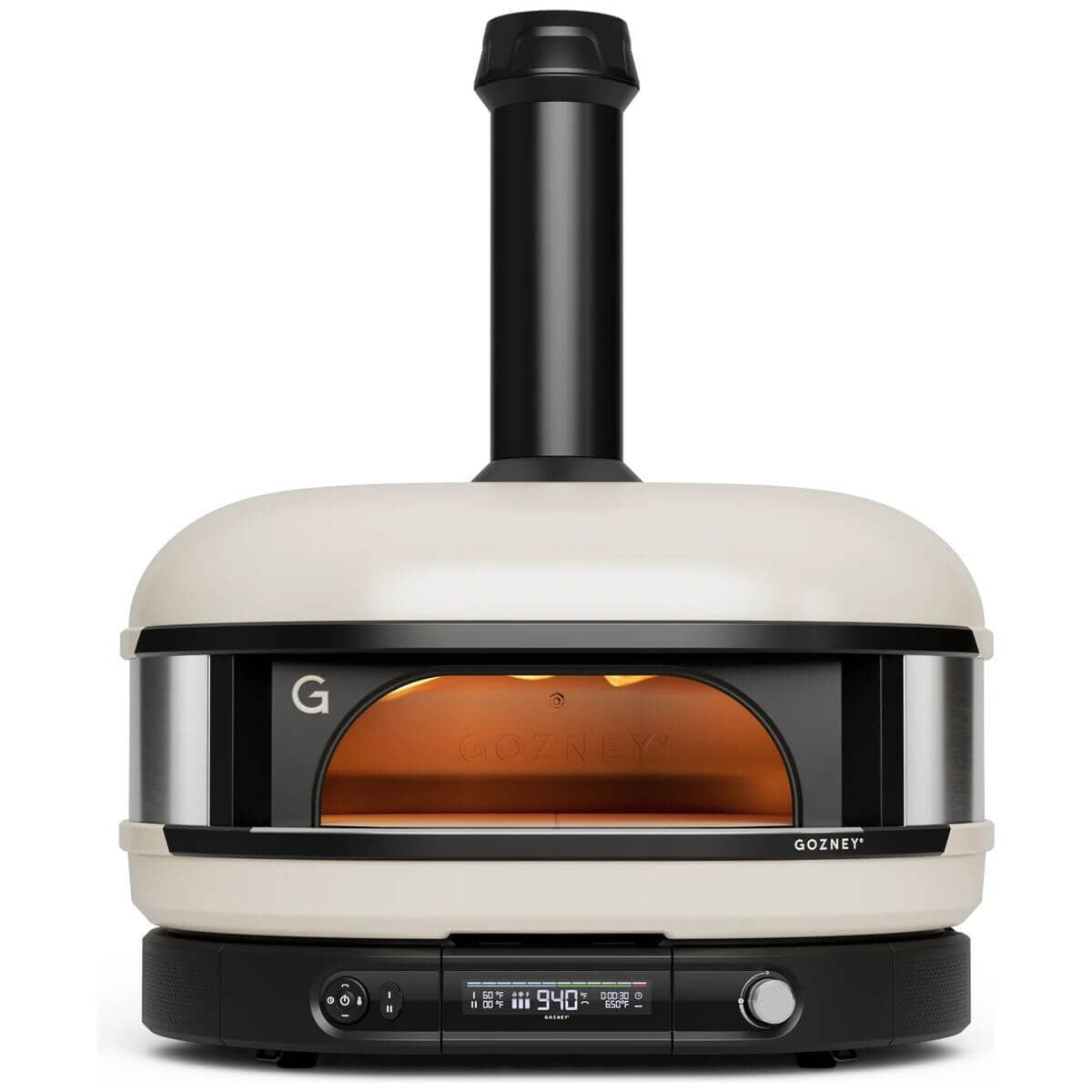 Gozney Dome Gen 2 pizza oven - bone, digital control dock, 30mm cordierite floor - GMPBNAU1625
