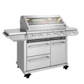 Beefeater 7000 Premium LPG BBQ with Trolley - 304 Stainless Steel - Side Burner - BMF7655SA