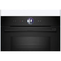 Bosch Series 8 Accentline compact oven with microwave - 45L, 4D HotAir, TFT touch display, black - CMG936AB1A