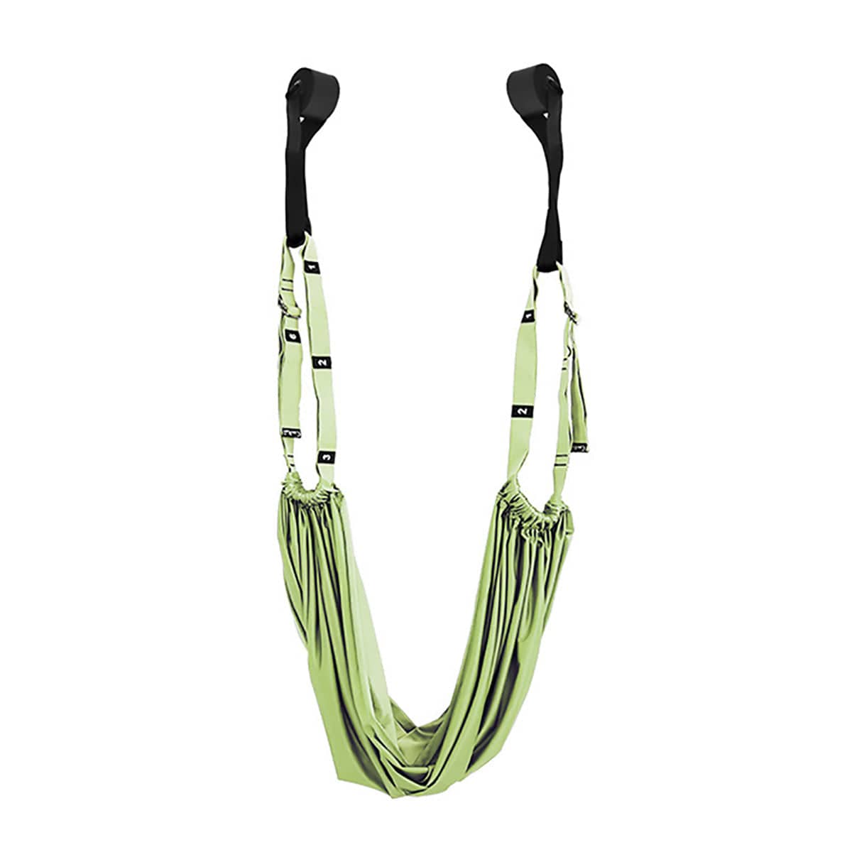 Aerial Yoga Inversion Strap with Door Anchor - Light Green