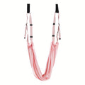 Aerial Yoga Inversion Strap with Door Anchor - Pink