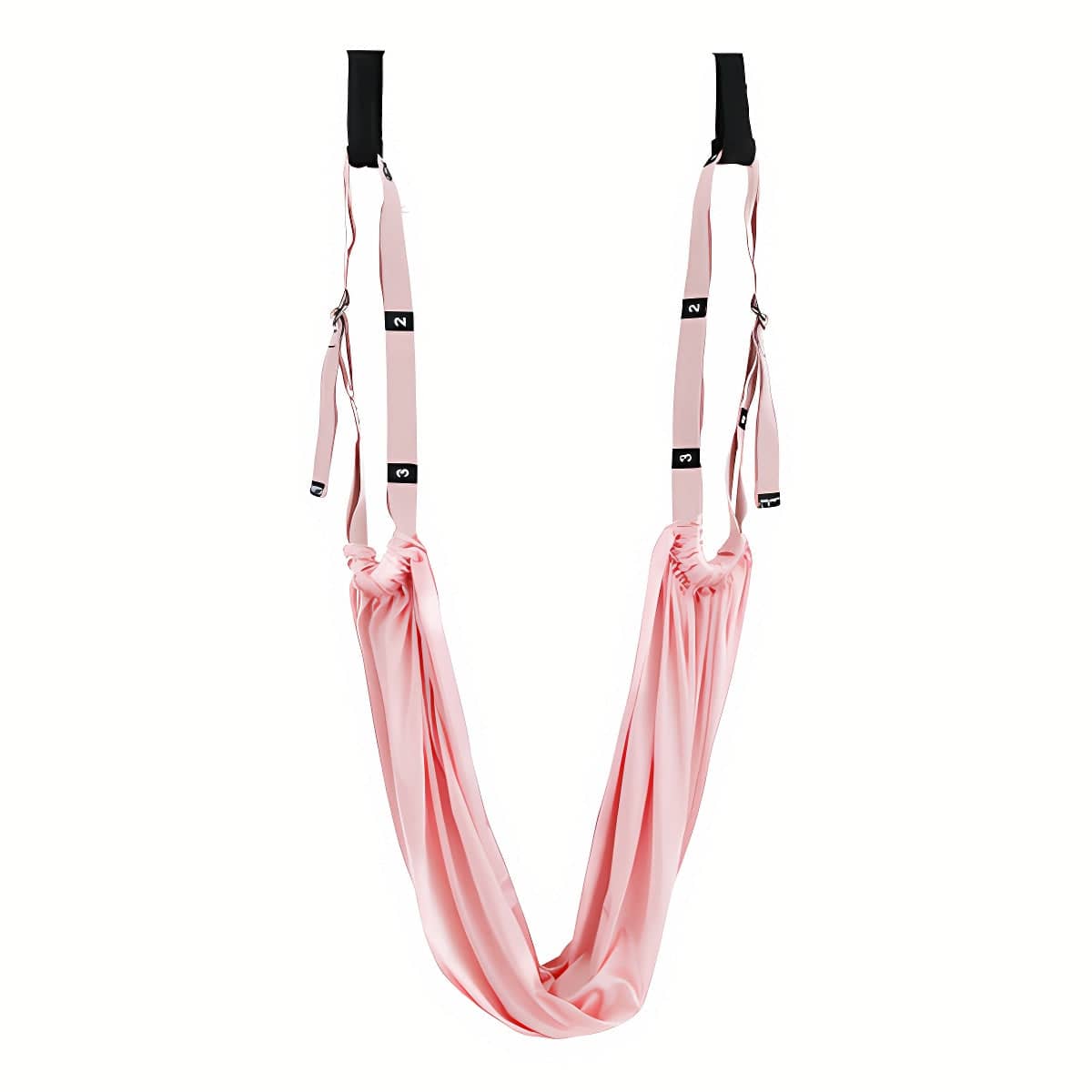 Aerial Yoga Inversion Strap with Door Anchor - Pink